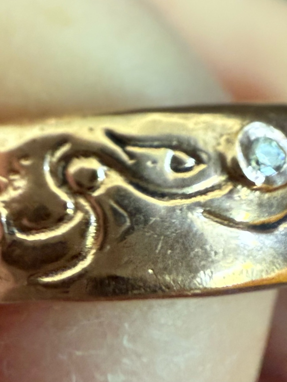 Jes Maharry 14 K Rose Gold and Diamonds “infinite love” ring GORGEOUS! - Picture 16 of 16